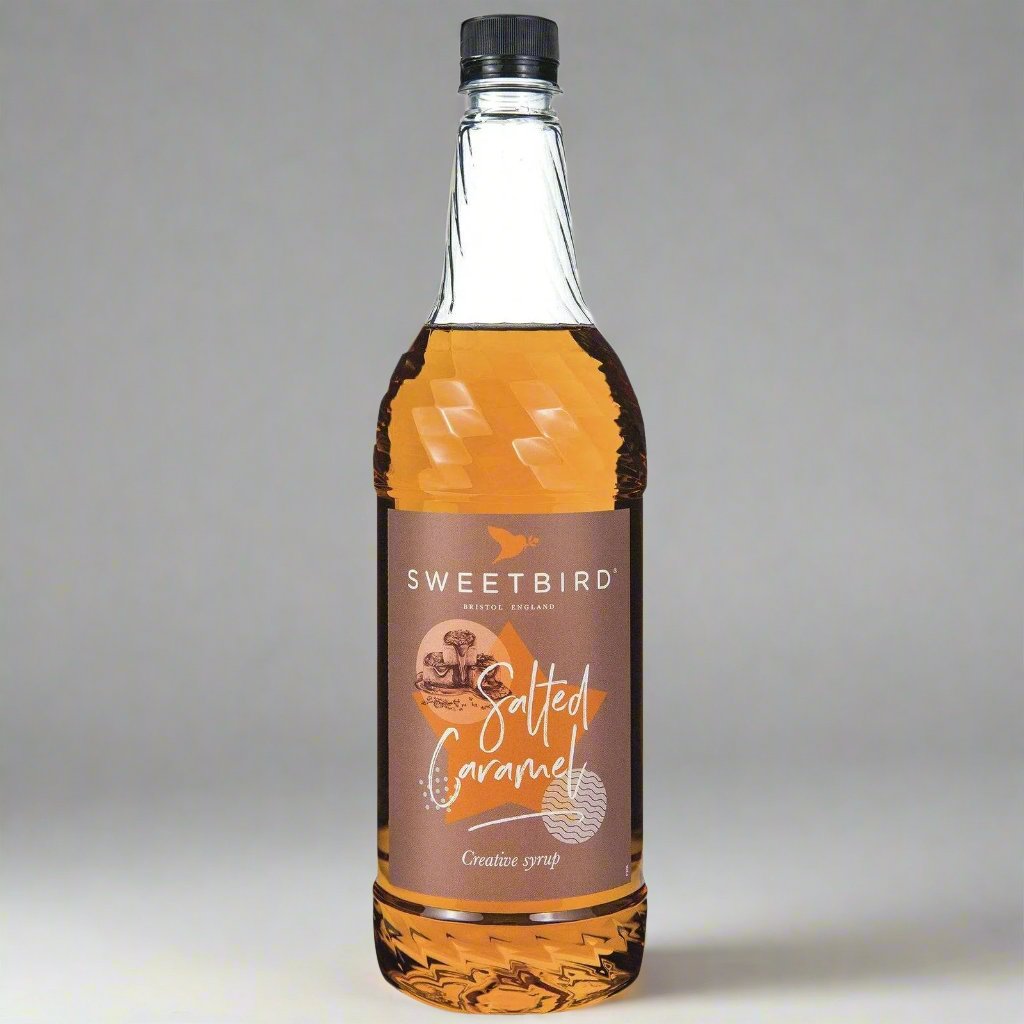 Sweetbird - Salted Caramel Syrup 1L - Vegan - Non-GMO