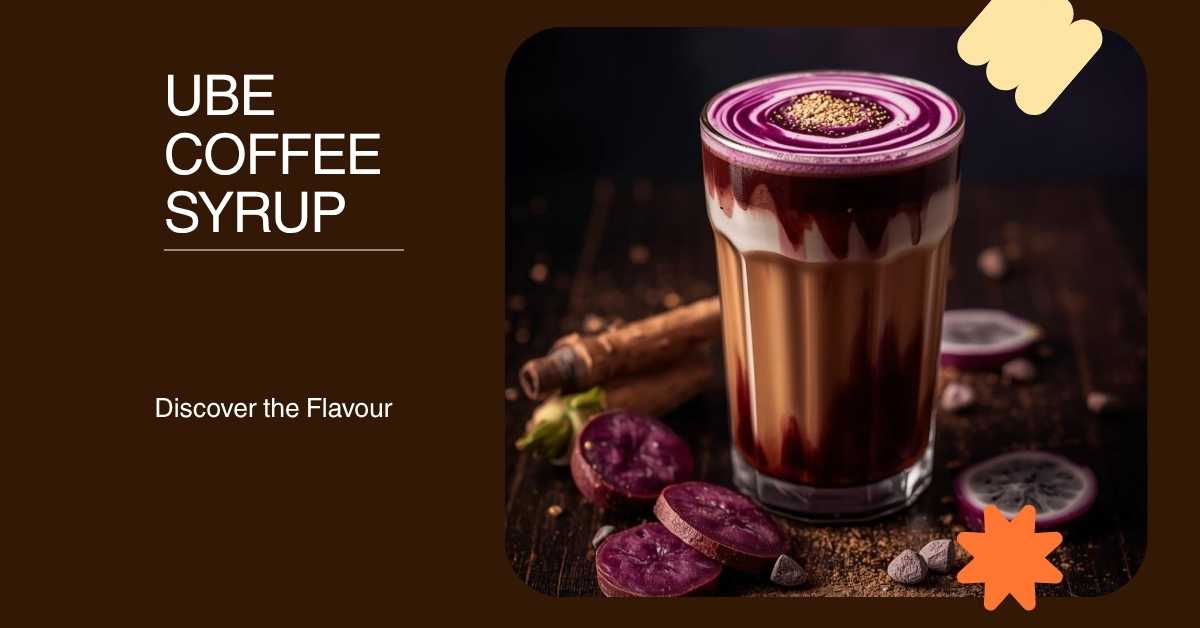 Ube Syrup Coffee Drink