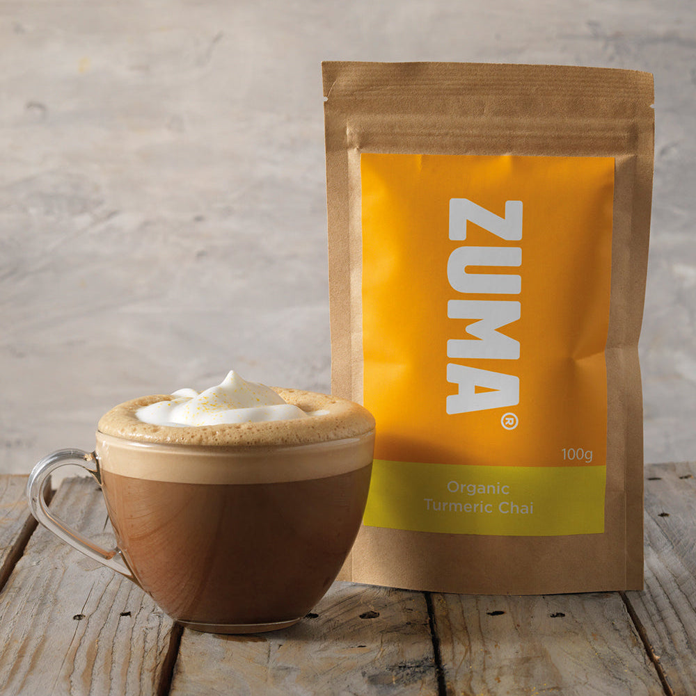 Zuma - Turmeric Chai Tea 1kg (10 g x 100)- Herbal Blend - Vegan
