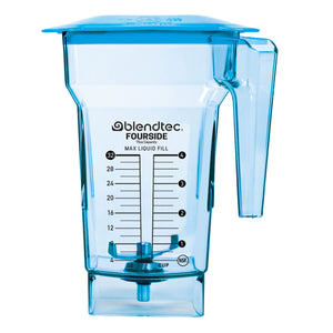 Blendtec - FourSide Jar Blue - 1L Capacity - Commercial Blender Jug