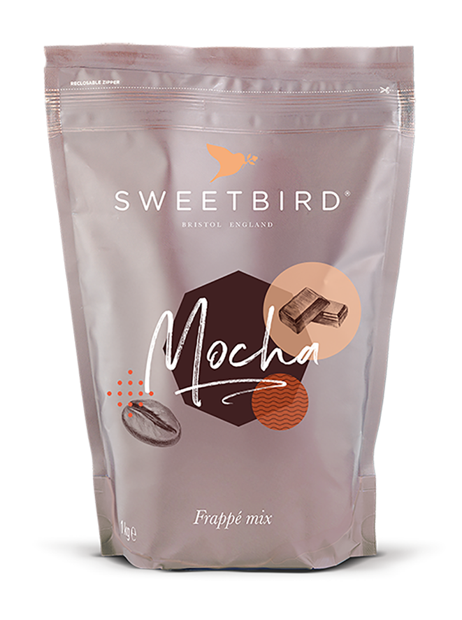 Sweetbird - Mocha Frappé Blend Powder - 1kg - Vegetarian