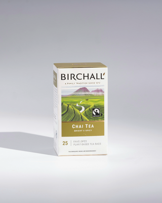 Birchall Chai Tea - 25 Enveloped Plant-Based Tea Bags FT