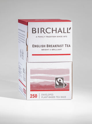 Birchall English Breakfast Tea - 250 Enveloped Plant-Based Tea Bags FT & RA