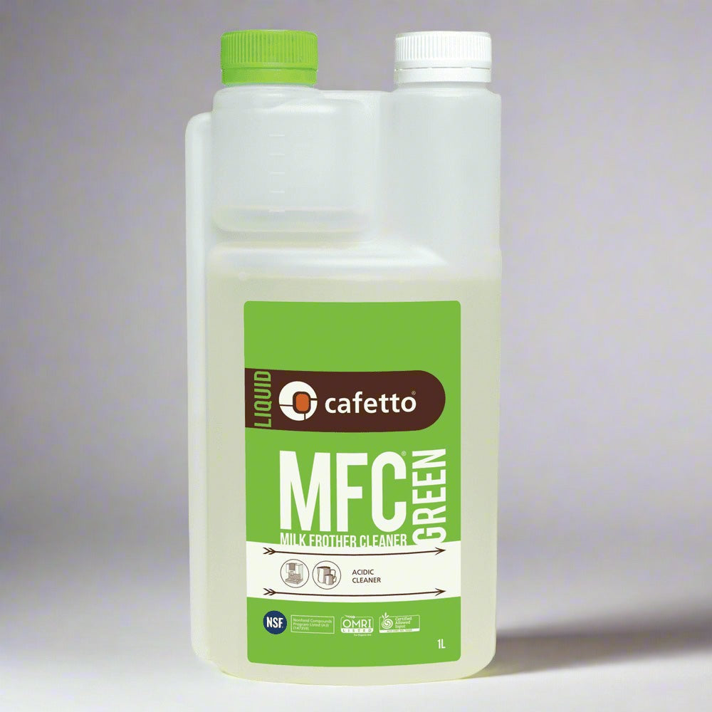 Cafetto - Líquido concentrado de limpieza para espumador de leche verde MFC