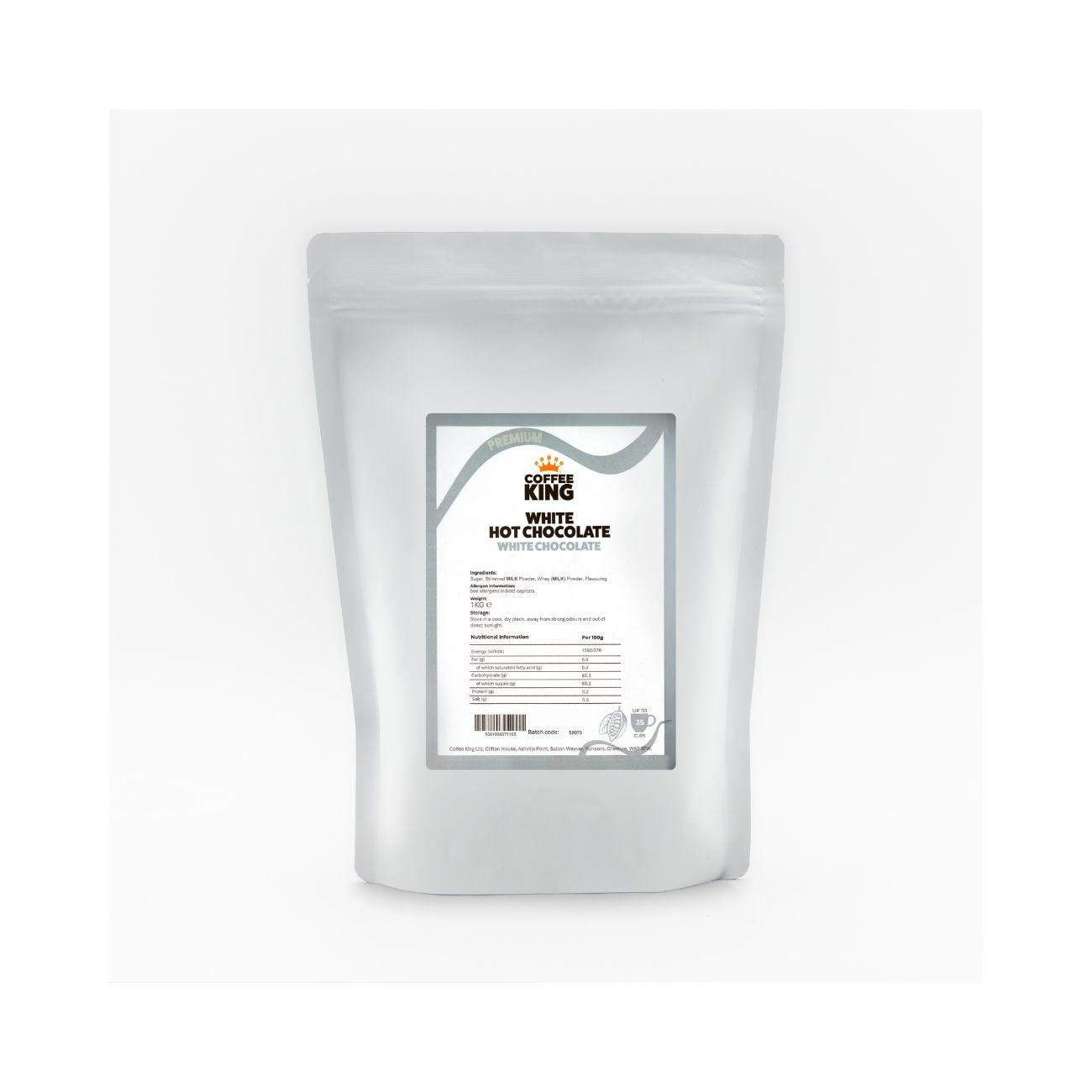 Coffee King - White Hot Chocolate Powder - 1kg