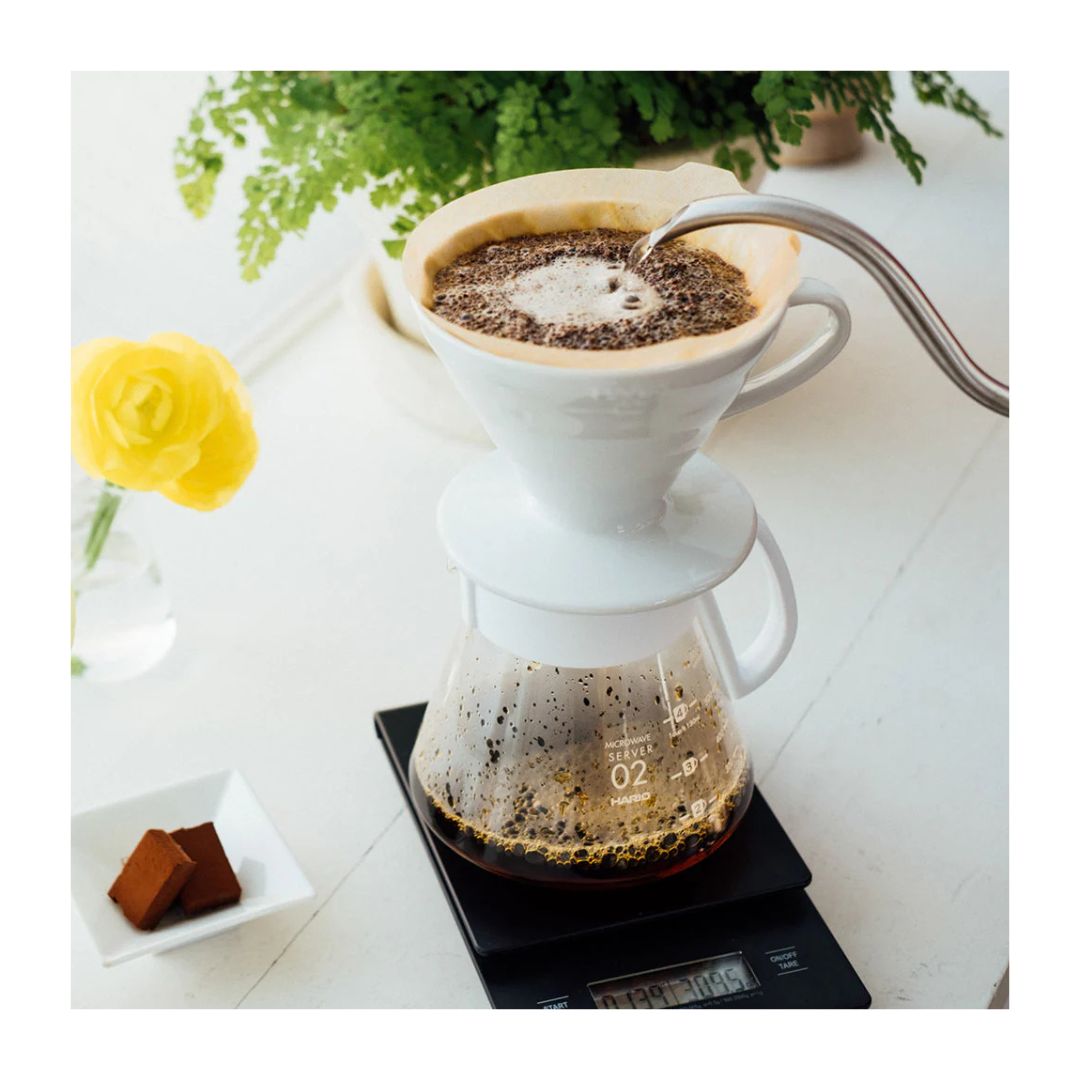 Hario Coffee Dripper V60 White Ceramic