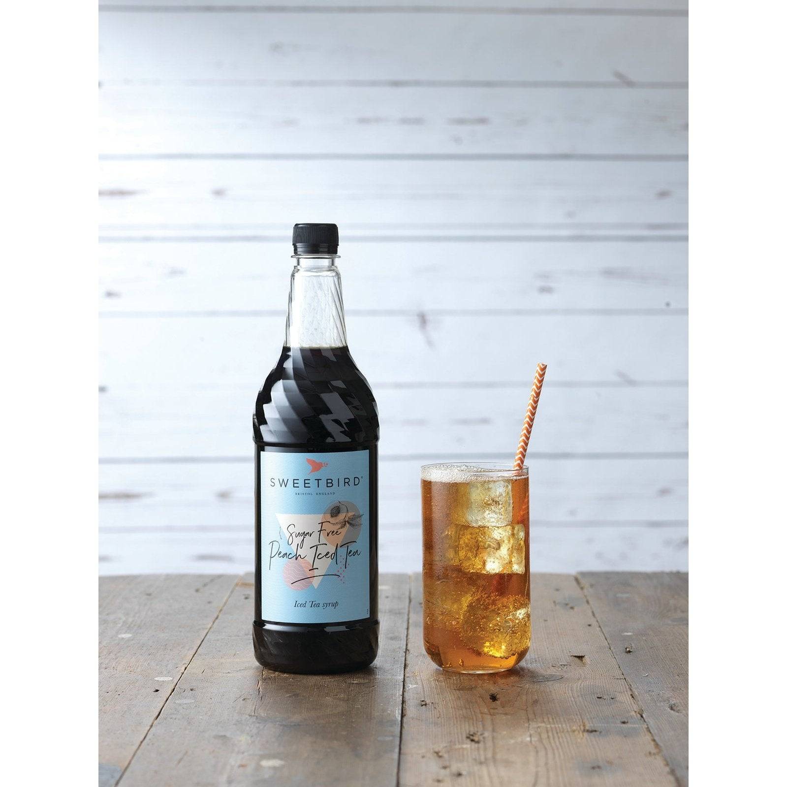 Sweetbird Peach Iced Tea Sugar-Free Syrup 1L