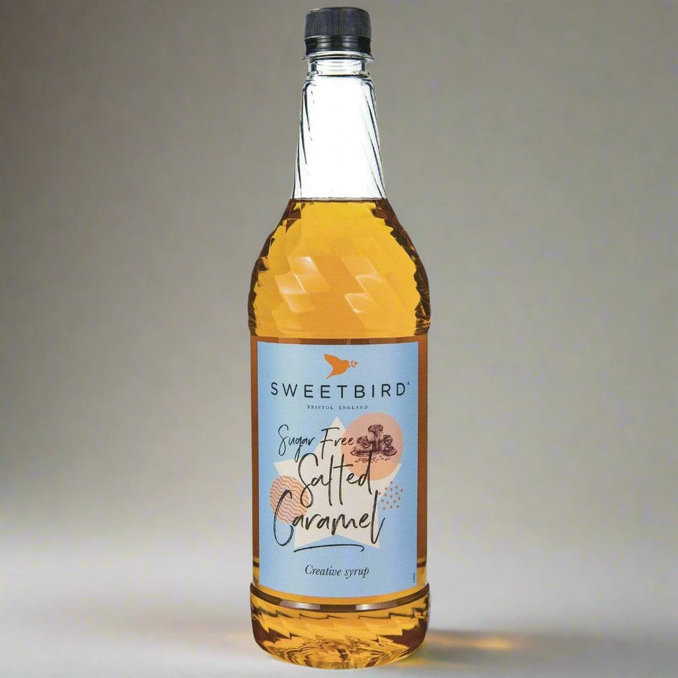 Sweetbird - Salted Caramel Syrup - 1L - Sugar-Free & Vegan