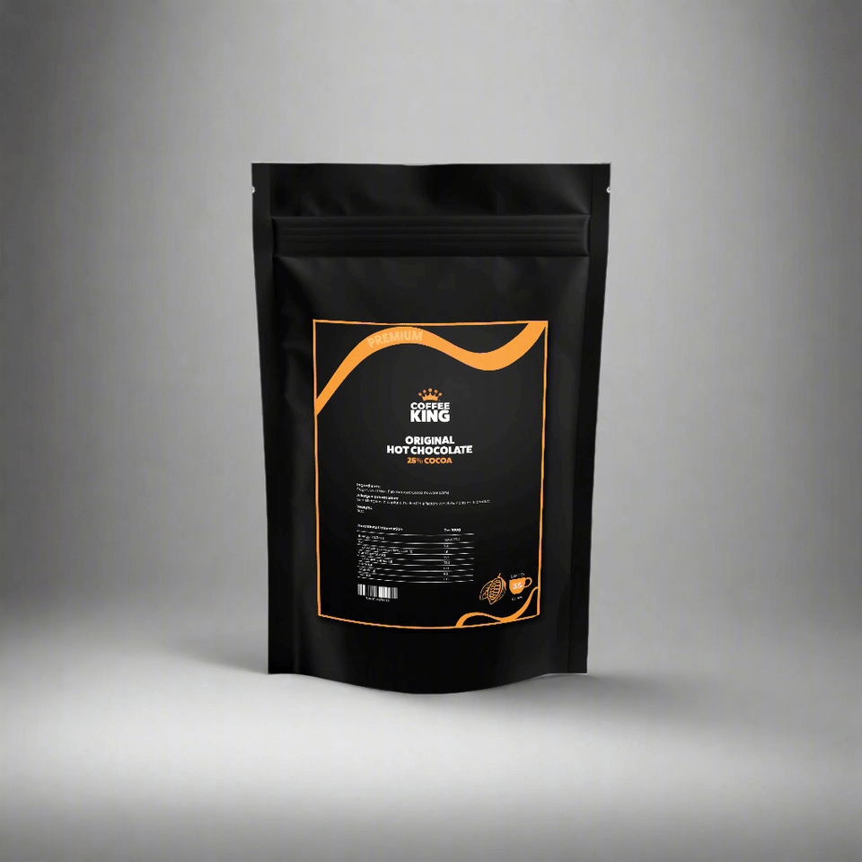 Coffee King - Original Hot Chocolate Powder - 25% Cocoa - 1kg - Vegan