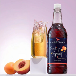 Sweetbird - Peach & Apricot Syrup with Panax Ginseng