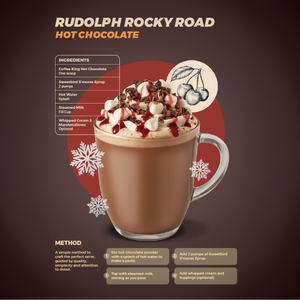Rudolph Rocky Road Chocolate drink