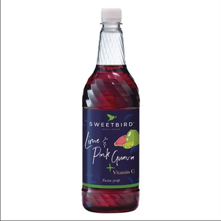 Sweetbird - Lime & Pink Guava Syrup with Vitamin C