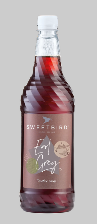 Bottle of Sweetbird Earl Grey Syrup