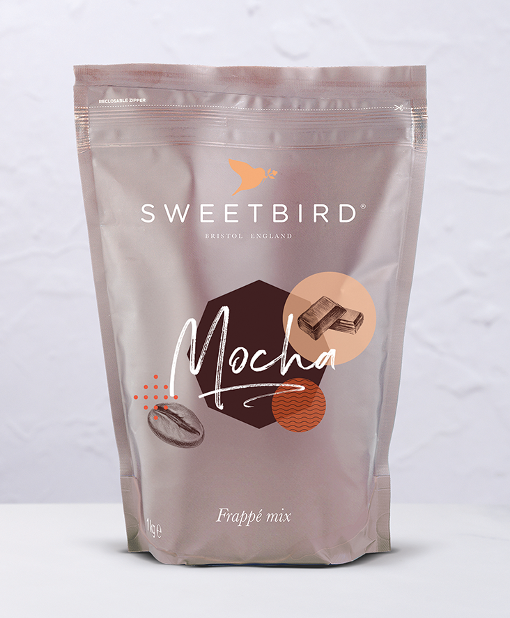Sweetbird - Mocha Frappé Blend Powder - 1kg - Vegetarian