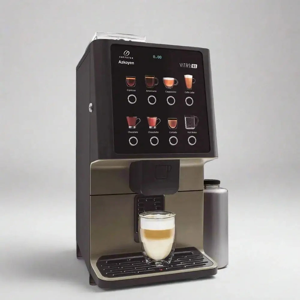 Azkoyen Vitro S1 MIA - Bean to Cup Coffee Machine - Fresh Milk System