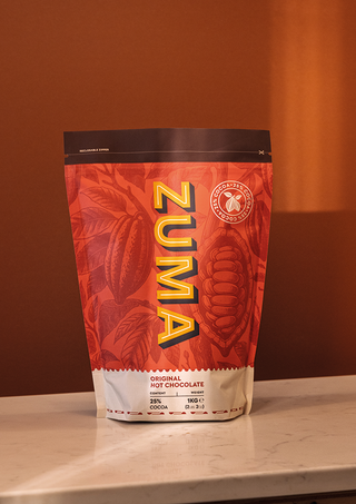 Zuma - Original Hot Chocolate Powder - 1kg - Vegan & Vegetarian