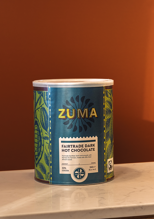 Zuma - Fairtrade Dark Hot Chocolate Powder - 2kg