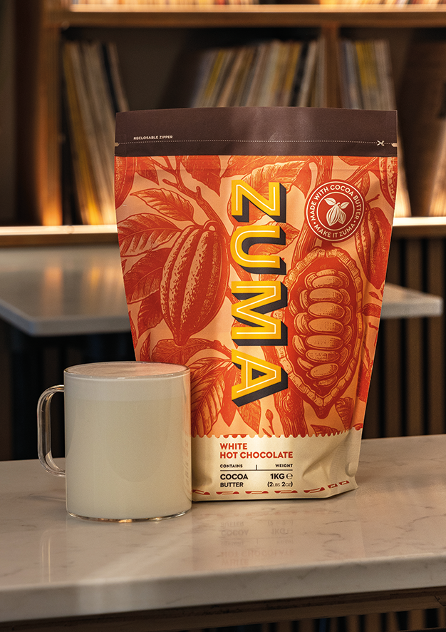 Zuma - White Hot Chocolate Powder - 1kg - Vegetarian