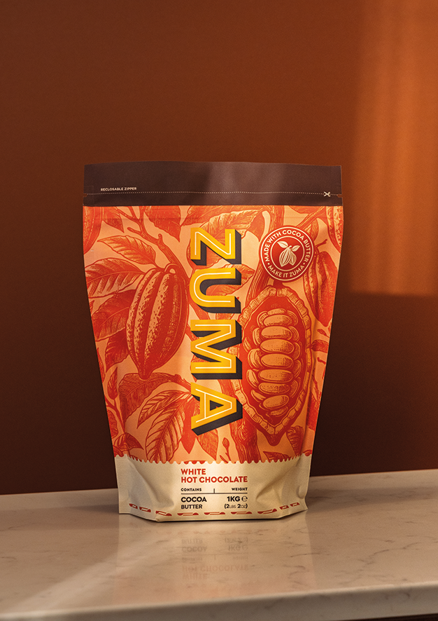 Zuma - White Hot Chocolate Powder - 1kg - Vegetarian