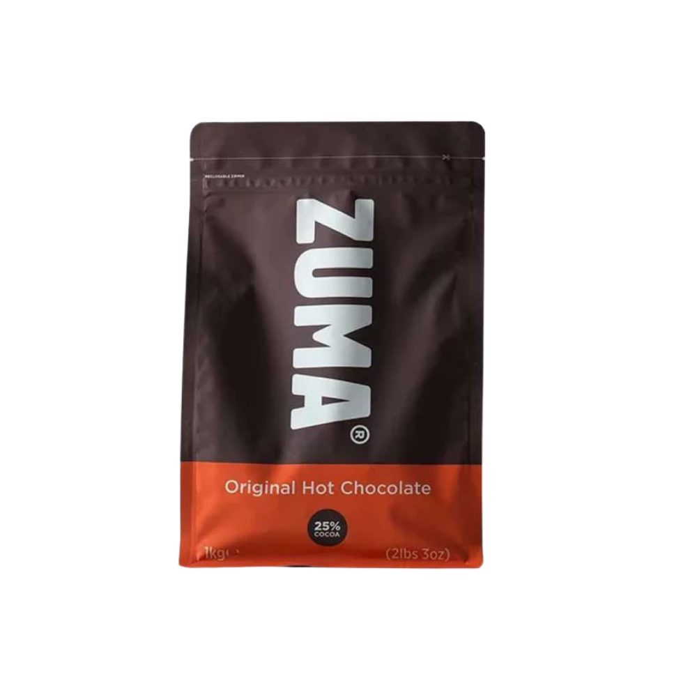Zuma Original Hot Chocolate package on a white background