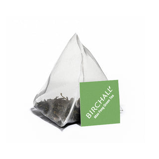 Birchall Mao Feng Green Tea - 15 Plant-Based Prism Tea Bags