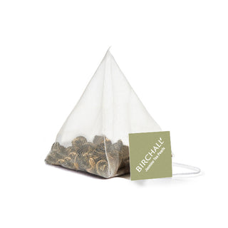 Birchall Jasmine Tea Pearls - 15 Plant-Based Prism Tea Bags