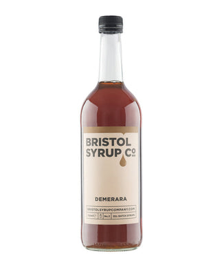 Bristol Syrup Co. No.3 Demerara Syrup label, real Mauritian sugar syrup