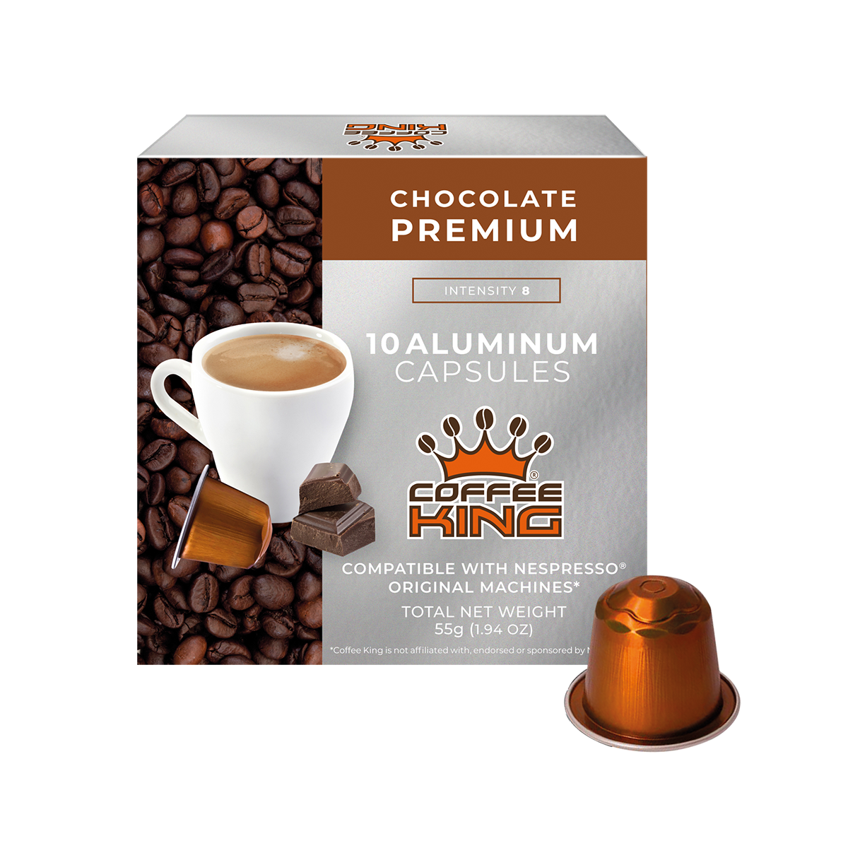 Premium Chocolate Coffee Pods