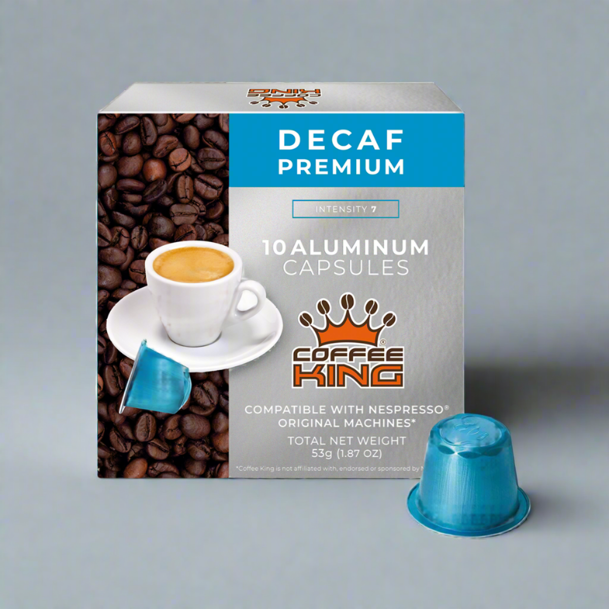 Premium Decaf Coffee Pods - Coffee King