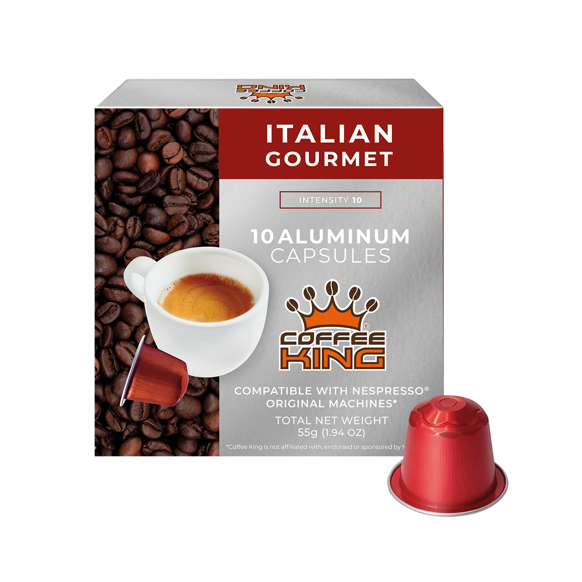 Italian Gourmet Coffee Pods - Coffee King