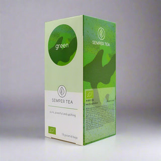 Semper Tea - Organic Green Tea - 18 Pyramid Bags