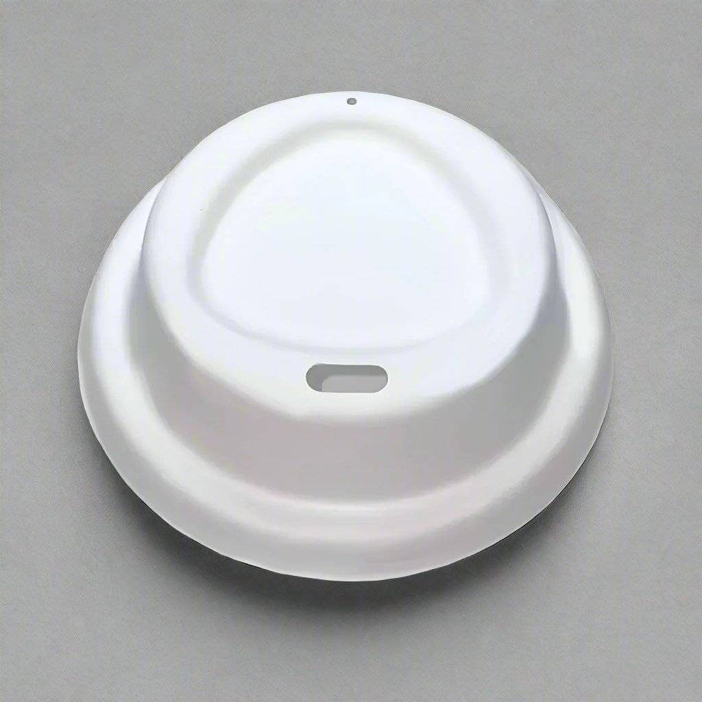 Eco-Friendly 90mm Bagasse Takeaway Lids 1000pcs