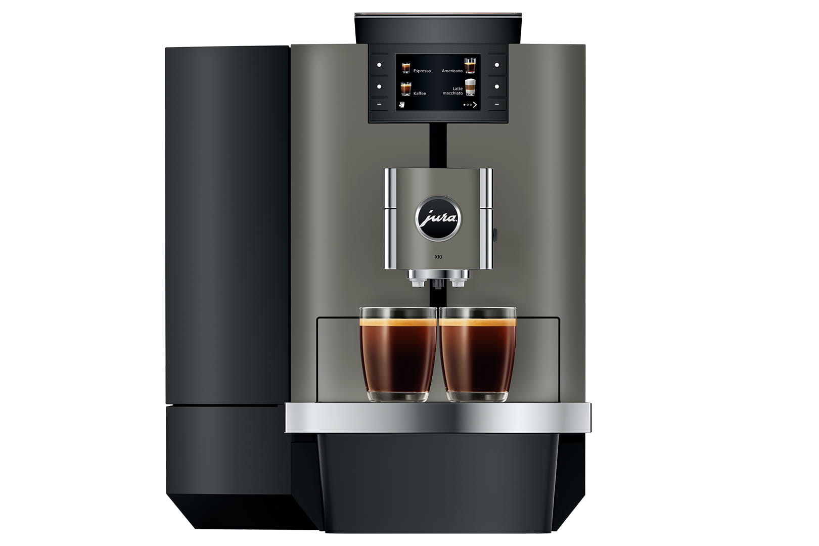 Jura - X10 Dark Inox: Versatile Professional Coffee Machine