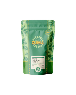 Zuma Ritual Ceremonial Matcha, smooth and floral with vibrant colour, crafted in Japan