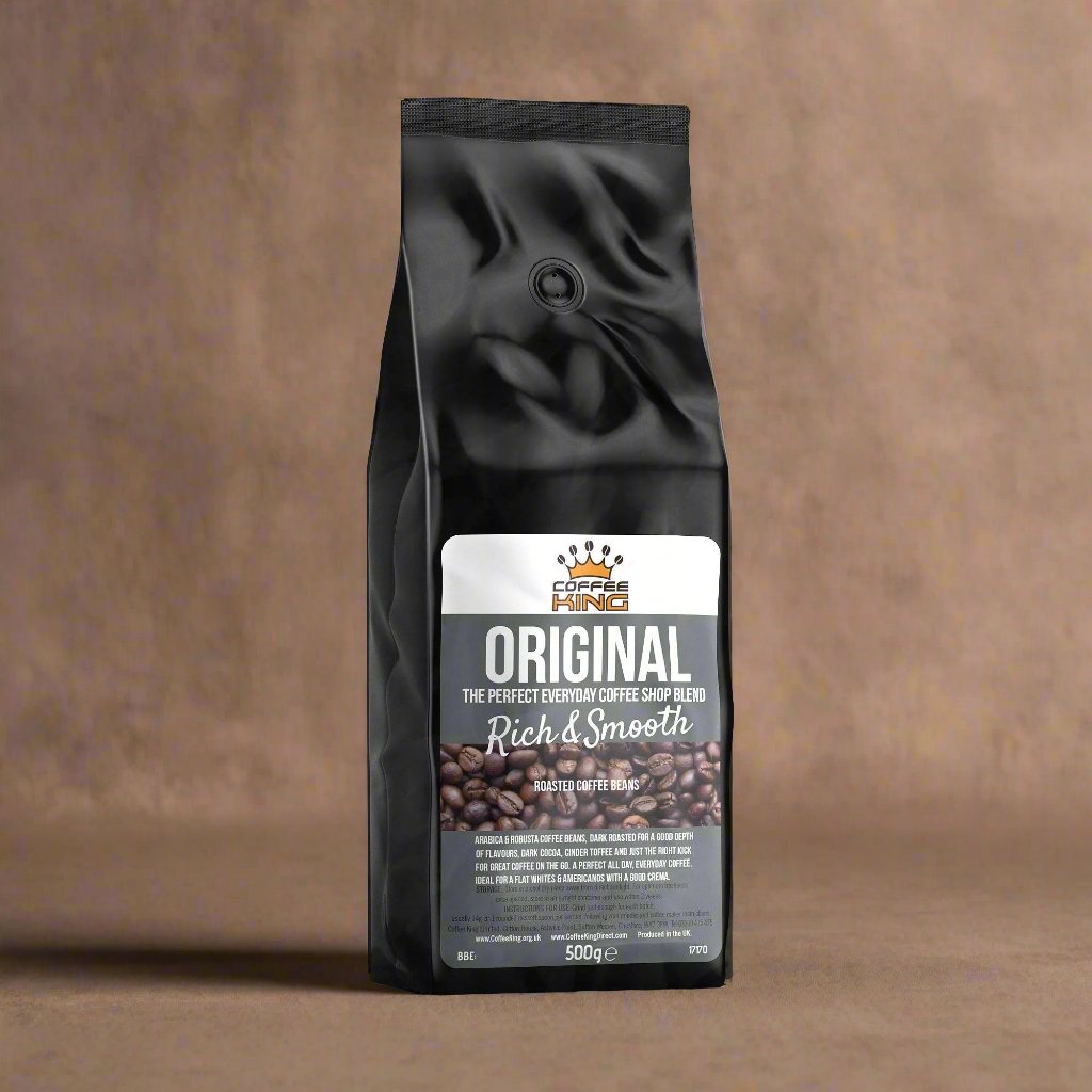 Coffee King - Granos de café - Original rico y suave