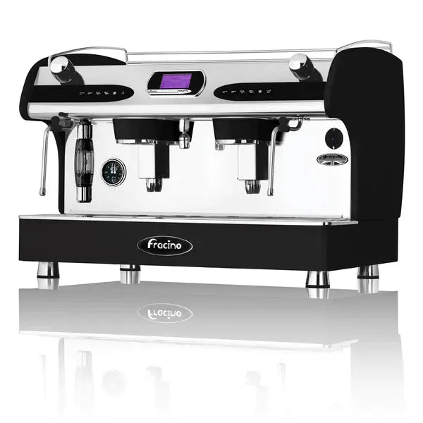 Fracino PID electronic coffee machine in a café setting.
