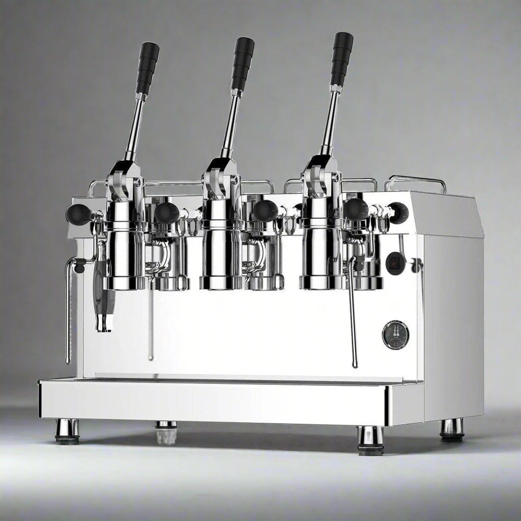 3 lever coffee machine